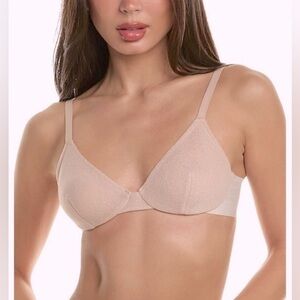 NWT SPANX SheerFlex Fit-To-You Bra Nude | Small (32–34 D-DD) Seamless Comfort